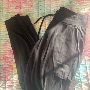 Lululemon Black Women's High-Waist Drawstring Jogger Pants